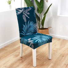Load image into Gallery viewer, Printed Polyester Fabric Chair Cover Washable Chair Covers Seat Slipcovers Stretch Dining Seat Case For Home Stretch Removable Washable Dining Room Chair Protector Slipcovers/Home Decor Dining Room Seat Cover Multiple Styles