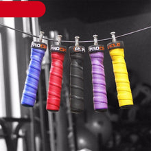 将图片加载到图库查看器,Pro Speed Jump Rope Sweatband Handles Adjustable With Ball Bearings Workout Weight Jump Rope Steel Fast Speed Clip Steel Cable Training Grip Handle With Metal Removable Double Skipping Fitness Training