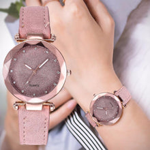 Load image into Gallery viewer, Women's Causal Watch With Leather Belts And Sandblasted Background Luxury Wristwatch Excellent Design Perfect Gift