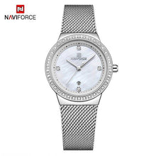 Load image into Gallery viewer, Fashion Elegant Watches Luxury Analog Women Watch With Date Casual Quartz Wristwatch With Stainless Steel Mesh Band Perfect Gift