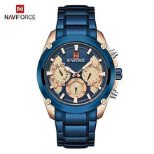 Load image into Gallery viewer, Men's Waterproof Stainless Steel Watch With Chronometers Business Style Wristwatch Unique Design Perfect Gift