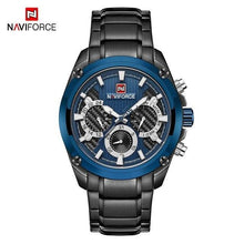 Load image into Gallery viewer, Men's Waterproof Stainless Steel Watch With Chronometers Business Style Wristwatch Unique Design Perfect Gift