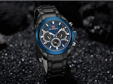 Load image into Gallery viewer, Men's Waterproof Stainless Steel Watch With Chronometers Business Style Wristwatch Unique Design Perfect Gift