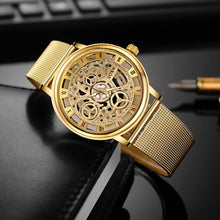 Load image into Gallery viewer, Unisex Metal Silver Watch With Steel Bracelet Unique Design Perfect Gift For Your Loved One