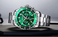 将图片加载到图库查看器,Multifunctional Men's Quartz Watches Modern Stainless Steel Design Waterproof And Scratch Resistant Wrist Watches