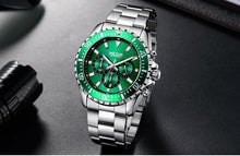 将图片加载到图库查看器,Multifunctional Men's Quartz Watches Modern Stainless Steel Design Waterproof And Scratch Resistant Wrist Watches