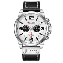 Load image into Gallery viewer, Retro Waterproof Watch With Chronometers Steel Case And Leather Belts Unique Design Excellent Look Perfect Gift For Your Man