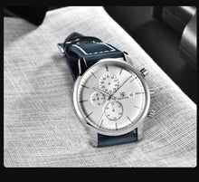 将图片加载到图库查看器,2021 New Business Men Watch Full Steel Quartz Luxury Casual Waterproof Leather Sports Male Wristwatch