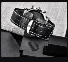 将图片加载到图库查看器,2021 New Business Men Watch Full Steel Quartz Luxury Casual Waterproof Leather Sports Male Wristwatch