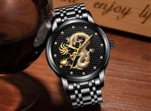 Load image into Gallery viewer, Men's Waterproof Watch With 3D Dragon Design Excellent Look Perfect Gift For Your Man