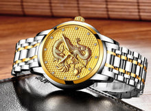 Load image into Gallery viewer, Men's Waterproof Watch With 3D Dragon Design Excellent Look Perfect Gift For Your Man
