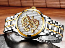 Load image into Gallery viewer, Men's Waterproof Watch With 3D Dragon Design Excellent Look Perfect Gift For Your Man