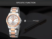 Load image into Gallery viewer, Luxury Gold Rose Women Watches Elegant Modern Waterproof Analog Wristwatch Stylish Design For Womens