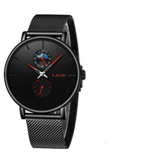 Load image into Gallery viewer, Women's Elegant Waterproof Watch With Chronometers And Braided Stainless Steel Bracelet Excellent Design Perfect Gift