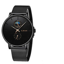 Load image into Gallery viewer, Women's Elegant Waterproof Watch With Chronometers And Braided Stainless Steel Bracelet Excellent Design Perfect Gift