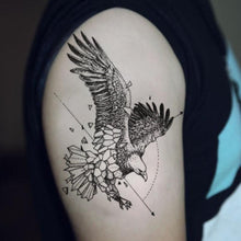 将图片加载到图库查看器,Elegant Temporary Waterproof Tattoos Big Tribal Sticker Black Large Body Art Makeup Fake Tattoo For Mens Womens
