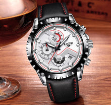 Load image into Gallery viewer, Men's Watch With Chronometers Day Display And Fluorescent Hands Unique Design Excellent Gift