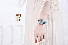 Load image into Gallery viewer, Luxury Womens Round Watch Simple Analog Quartz Watches Elegant Stainless Steel Mesh Strap Fashionable Wrist Watch For Woman
