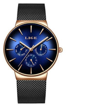 Load image into Gallery viewer, Men's Elegant Watch With Stainless Steel Straps And Chronometers For Day And Date Display Unique Design Perfect Gift For Man And Women