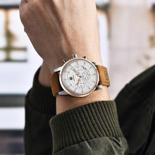 Load image into Gallery viewer, New Luxury Men Watches Chronograph Sports Watches Waterproof Casual Sport Leather Strap Quartz Men's Wrist Watch