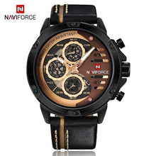 Load image into Gallery viewer, Men's Sports Waterproof Watch With Chronometers And Leather Belt Multifunction Wristwatch Unique Design Perfect Gift