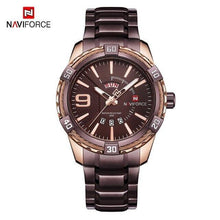 Load image into Gallery viewer, Men's Luxury Stainless steal Waterproof Watch With Day And Date Display Unique Design Perfect Gift In Modern Metal Men Wrist Watch Design