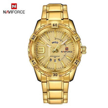 Load image into Gallery viewer, Men's Luxury Stainless steal Waterproof Watch With Day And Date Display Unique Design Perfect Gift In Modern Metal Men Wrist Watch Design