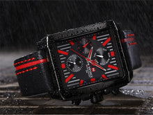 Load image into Gallery viewer, Men's Waterproof Watch With Leather Belt And Chronometers Retro Style Unique Shape Excellent Gift