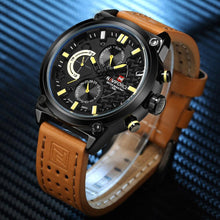 Load image into Gallery viewer, Luxury Men Sports Watches Waterproof Wristwatch Fluorescent Hands Unique Design Excellent Gift