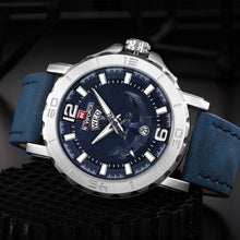 Load image into Gallery viewer, Men's Waterproof Watch With Anchor Detail and Fluorescent Hands Excellent Design Luxury Perfect Gift