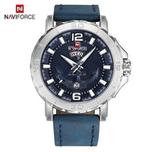 Load image into Gallery viewer, Men's Waterproof Watch With Anchor Detail and Fluorescent Hands Excellent Design Luxury Perfect Gift