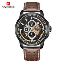 Load image into Gallery viewer, Sport Watches For Man Waterproof Watch Analog Quartz Leather Band Date Calendar Unique Wristwatch Perfect Gift