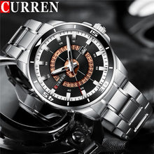 将图片加载到图库查看器,Men's Modern Sports Waterproof Watch Luxury Unique Design Fluorescent Hands Perfect Gift