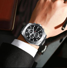 Load image into Gallery viewer, Men's Water Resistant Watch With Chronometers Day View Unique Design Perfect Gift