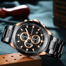 Load image into Gallery viewer, Men's Water Resistant Watch With Chronometers Day View Unique Design Perfect Gift