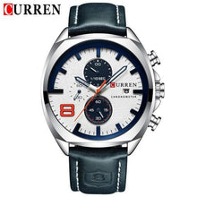 Load image into Gallery viewer, Men's Retro Square-Round Waterproof Watch With Chronometers And Leather Belts Excellent Design Perfect Gift
