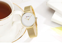 Load image into Gallery viewer, Women's Casual Stainless Steel Watch With Knitted Bracelet Excellent Background Unique Design Perfect For Her