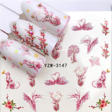 将图片加载到图库查看器,New Christmas Water Decal Nail Art Nail sticker New Year Slider Tattoo Full Cover Santa Claus Snowman Designs Xmas Decals 3D Wave Design Decoration for Women Girls Tape Nail Art Stickers Decal Decoration Nail Art Accessories Decoration Decal