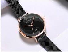 Load image into Gallery viewer, Ultra Thin Rose Gold Women Watches Fashion Analog Quartz Waterproof Wristwatches Elegant Round Design For Women