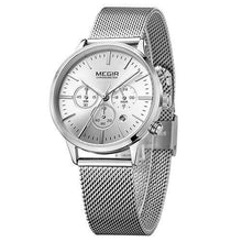 Load image into Gallery viewer, Multifunctional Black Luxury Women Watch Fashion Quartz Business Style Stainless Steel Strap Wrist Watch