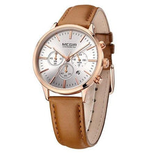 Load image into Gallery viewer, Multifunctional Black Luxury Women Watch Fashion Quartz Business Style Stainless Steel Strap Wrist Watch