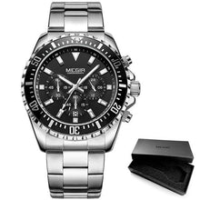 将图片加载到图库查看器,Multifunctional Men's Quartz Watches Modern Stainless Steel Design Waterproof And Scratch Resistant Wrist Watches