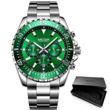 将图片加载到图库查看器,Multifunctional Men's Quartz Watches Modern Stainless Steel Design Waterproof And Scratch Resistant Wrist Watches