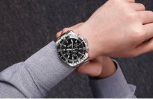 将图片加载到图库查看器,Multifunctional Men's Quartz Watches Modern Stainless Steel Design Waterproof And Scratch Resistant Wrist Watches