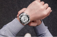将图片加载到图库查看器,Multifunctional Men's Quartz Watches Modern Stainless Steel Design Waterproof And Scratch Resistant Wrist Watches
