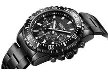 将图片加载到图库查看器,Multifunctional Men's Quartz Watches Modern Stainless Steel Design Waterproof And Scratch Resistant Wrist Watches