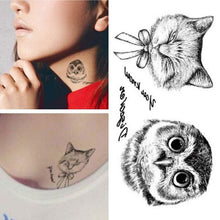 Load image into Gallery viewer, New Waterproof Temporary Wolf Sticker Tattoo Mens Modern Tattoo Realistic Design