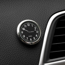 Load image into Gallery viewer, Car Clock Luminous Mini Automobiles Internal Stick-On Luminous Quartz Analog Watch Universal Pocket Mini Stick-On Clock for Car Boat Bike Home Digital Watch Mechanics Quartz Clocks Auto Ornament Car Accessories Gifts