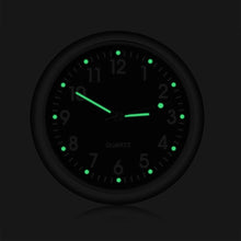 Load image into Gallery viewer, Car Clock Luminous Mini Automobiles Internal Stick-On Luminous Quartz Analog Watch Universal Pocket Mini Stick-On Clock for Car Boat Bike Home Digital Watch Mechanics Quartz Clocks Auto Ornament Car Accessories Gifts