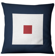 将图片加载到图库查看器,Navigation Navy Blue Nautical Shell Starfish Linen Pillow Cover Blue Anchor Navigation Anchor Sailboat Pillowcase Marine Cushion Cover Sofa Home Decorative Cushion Cover For Home